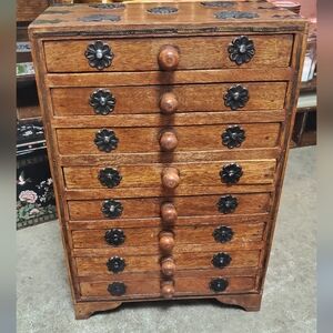 8 drawer Indian spice chest